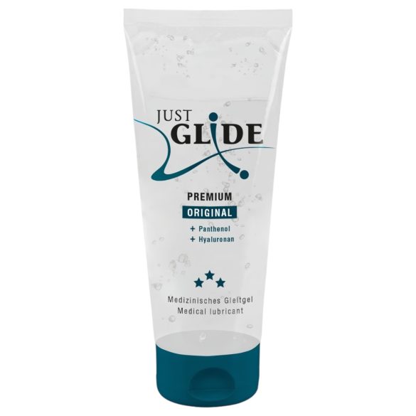Just Glide Premium Original - Vegan, wasserbasiertes Gleitmittel (200ml)