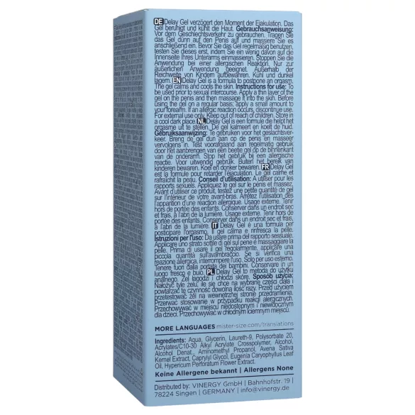 Mister Size - Ejakulationsverzögerungsgel (50 ml)
