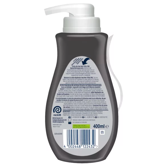 Veet - Haarentfernungscreme für Männer (400 ml)