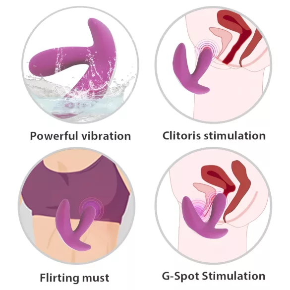 Cotoxo Saddle - Fernbedienungs-Prostata-Vibrator (Violett)