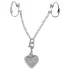 Strassherz Intimschmuck (silber)