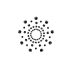 Glamour Nippelsticker Diamantoptik (schwarz)