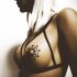 Glamour Nippelsticker Diamantoptik (schwarz)