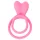 Pulselock Cocktura - Hasenpaar-Penisschlaufenring (Pink)