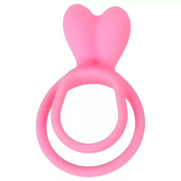 Pulselock Cocktura - Hasenpaar-Penisschlaufenring (Pink)