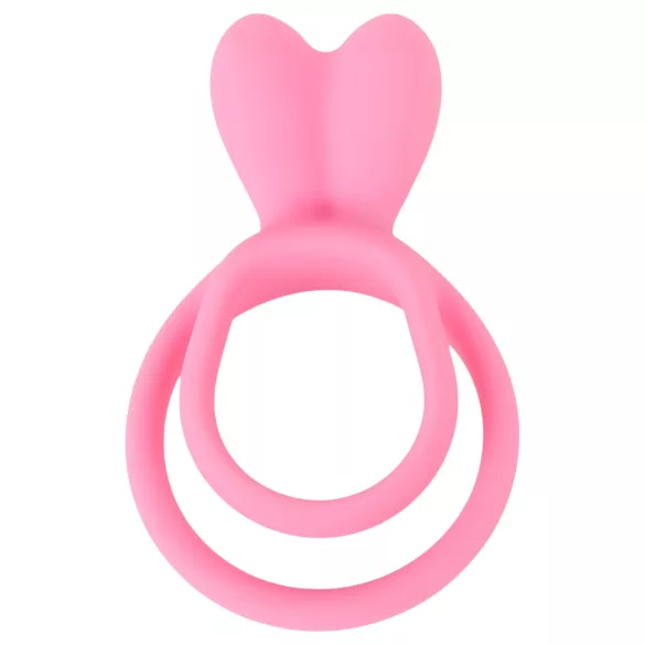 Pulselock Cocktura - Hasenpaar-Penisschlaufenring (Pink)