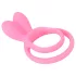 Pulselock Cocktura - Hasenpaar-Penisschlaufenring (Pink)