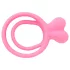 Pulselock Cocktura - Hasenpaar-Penisschlaufenring (Pink)