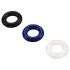 Pulselock Cirkl - TPE-Penisring-Set, 3 Stück (schwarz)