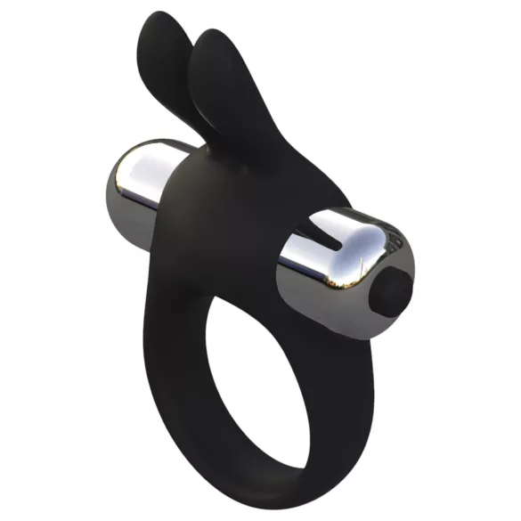 Pulselock Vantr - Vibrations-Penisring mit Häschen (schwarz) - 30 mm