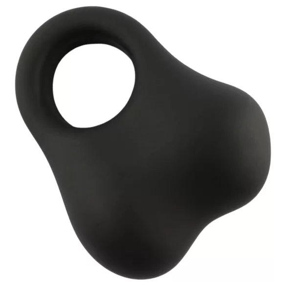 Pulselock Taur - Silikon-Hodenring mit beschwerten Kugeln (schwarz)