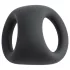 Pulselock Taur - konturierter Penis- und Hodenring (schwarz)