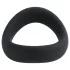 Pulselock Cocktura - gedrehter Silikon-Hodenring (schwarz) - 5 cm