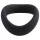 Pulselock Cocktura - gedrehter Silikon-Penisring (schwarz) - 47,5 mm