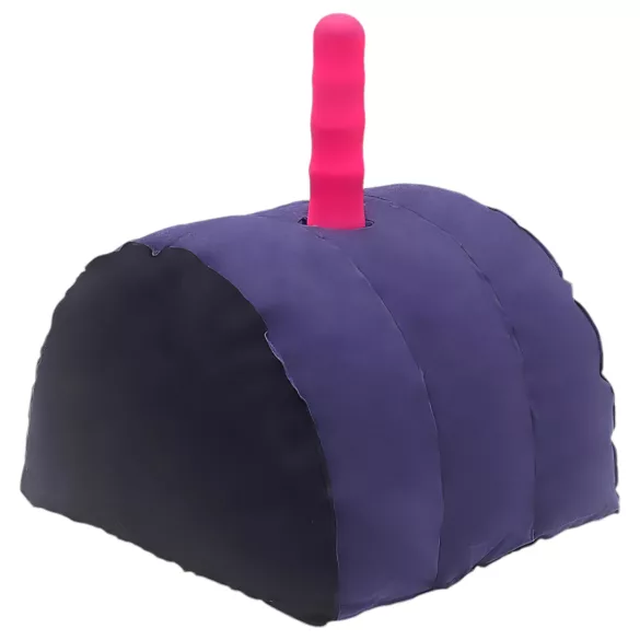 Desirel Magic Pillow - Aufblasbares Sexkissen mit Dildo-Halterung (lila)
