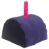 Desirel Magic Pillow - Aufblasbares Sexkissen mit Dildo-Halterung (lila)
