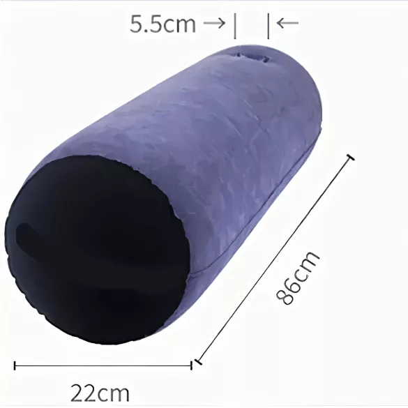Desirel Magic Pillow - aufblasbares Sexkissen - zylinderförmig (lila)