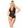 Mapalé - Offenes Spitzen-Body (Schwarz) - XL