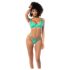 Mapalé - Spitzen Dessous-Set (türkis) - L/XL