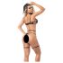 Mapalé - Strapset Dessous Trio (Schwarz) - L/XL