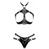 ZADO - Leder-Set mit Strap-On Unterwäsche (schwarz)