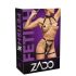 ZADO - Zweiteiliges Leder-Harness-Set (Schwarz-Gold)