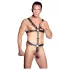 ZADO - Leder Männer Körperharness Body - Schwarz (S-L)