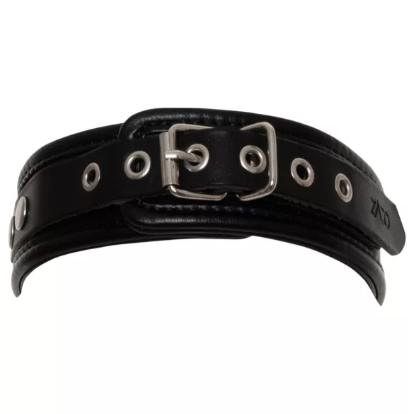 ZADO - Lederhalsband (schwarz)
