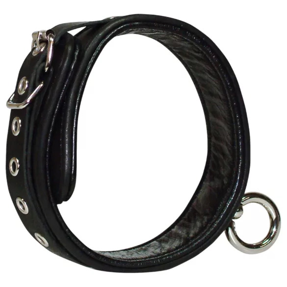 ZADO - Lederhalsband (schwarz)