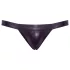 Glänzender Minimal-Slip für Herren (schwarz) - L
