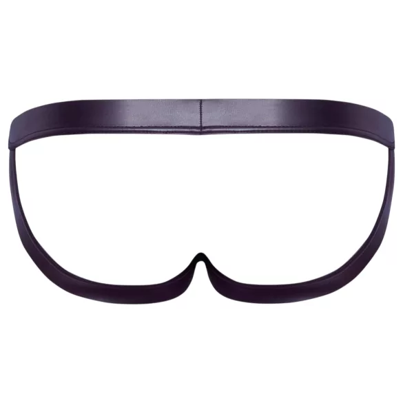 Glänzender Minimal-Slip für Herren (schwarz) - XL