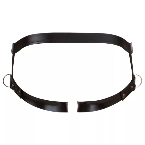 Svenjoyment - Geschirr mit Penisring (schwarz) - M/L
