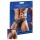 Glänzender Herren-Tanga mit transparentem Einsatz (schwarz)