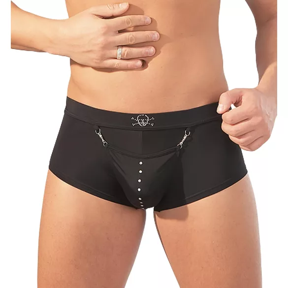 Piraten-Boxershorts (schwarz)