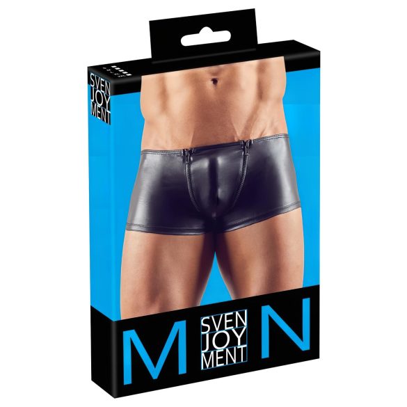 Svenjoyment - Reißverschluss-Boxershorts (schwarz) - L
