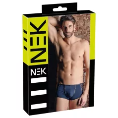 NEK - Schwarze Schnürnetz-Boxershorts (Blau)