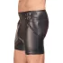 NEK - Langer Männer-Shorts mit Metallschnalle (Schwarz)