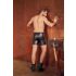 NEK - Längere Herren-Shorts mit Metallschnalle (Schwarz)