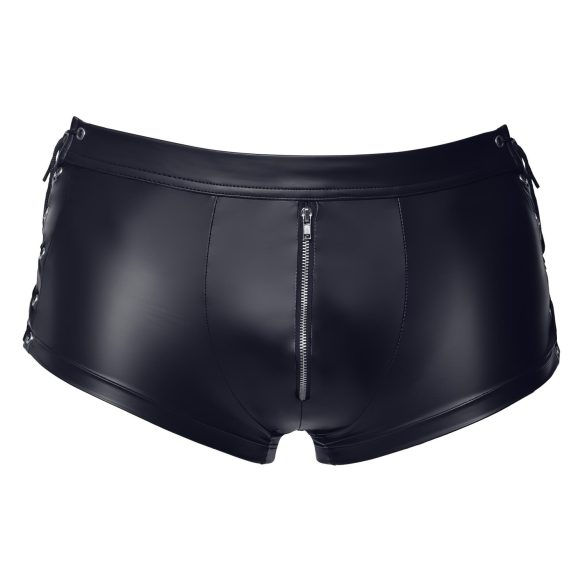 Svenjoyment - Matt-Boxershorts mit seitlicher Schnürung (Schwarz) - M
