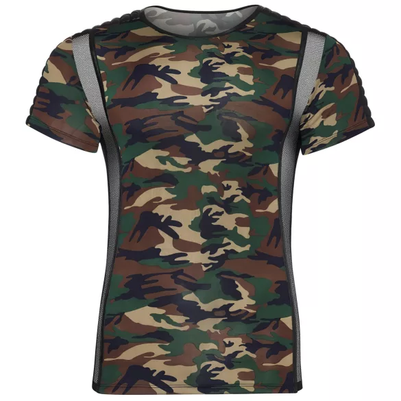 NEK - Tarnfarbenes Herren T-Shirt (Grün-Braun)