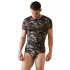 NEK - Tarnfarbenes Herren T-Shirt (Grün-Braun) - 2XL