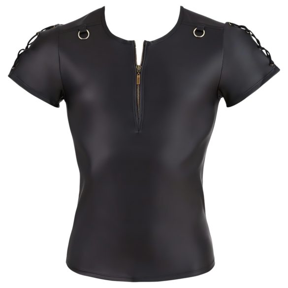 NEK - Mattes Herren-Shirt mit kurzen Ärmeln (schwarz) - M