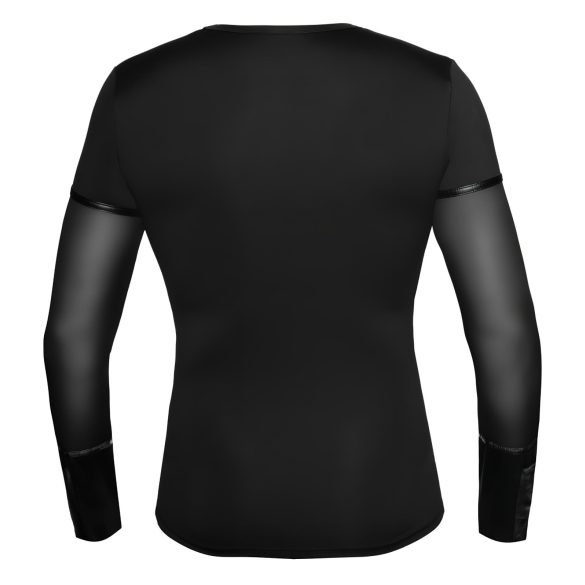NEK - Langarmshirt mit Kreuzträger für Herren (schwarz)