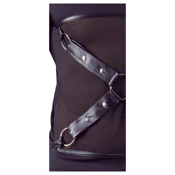 NEK - Langarmshirt mit Kreuzträger für Herren (schwarz) - L