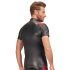NEK - Herren-Shirt mit roten Einsätzen und Reißverschluss (schwarz) - XL