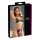 Cottelli - Offenes Spitzen-Set (schwarz) - XL