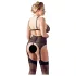 Cottelli Plus Size - Verführerisches Dessous-Set (schwarz)