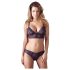 Cottelli - Blumiges Spitzen-BH-Set (lila) - M