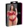 Cottelli Plus Size - weiches Spitzen-BH-Set (rot) - 2XL