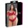 Cottelli Plus Size - weiches Spitzen-BH-Set (rot) - 3XL